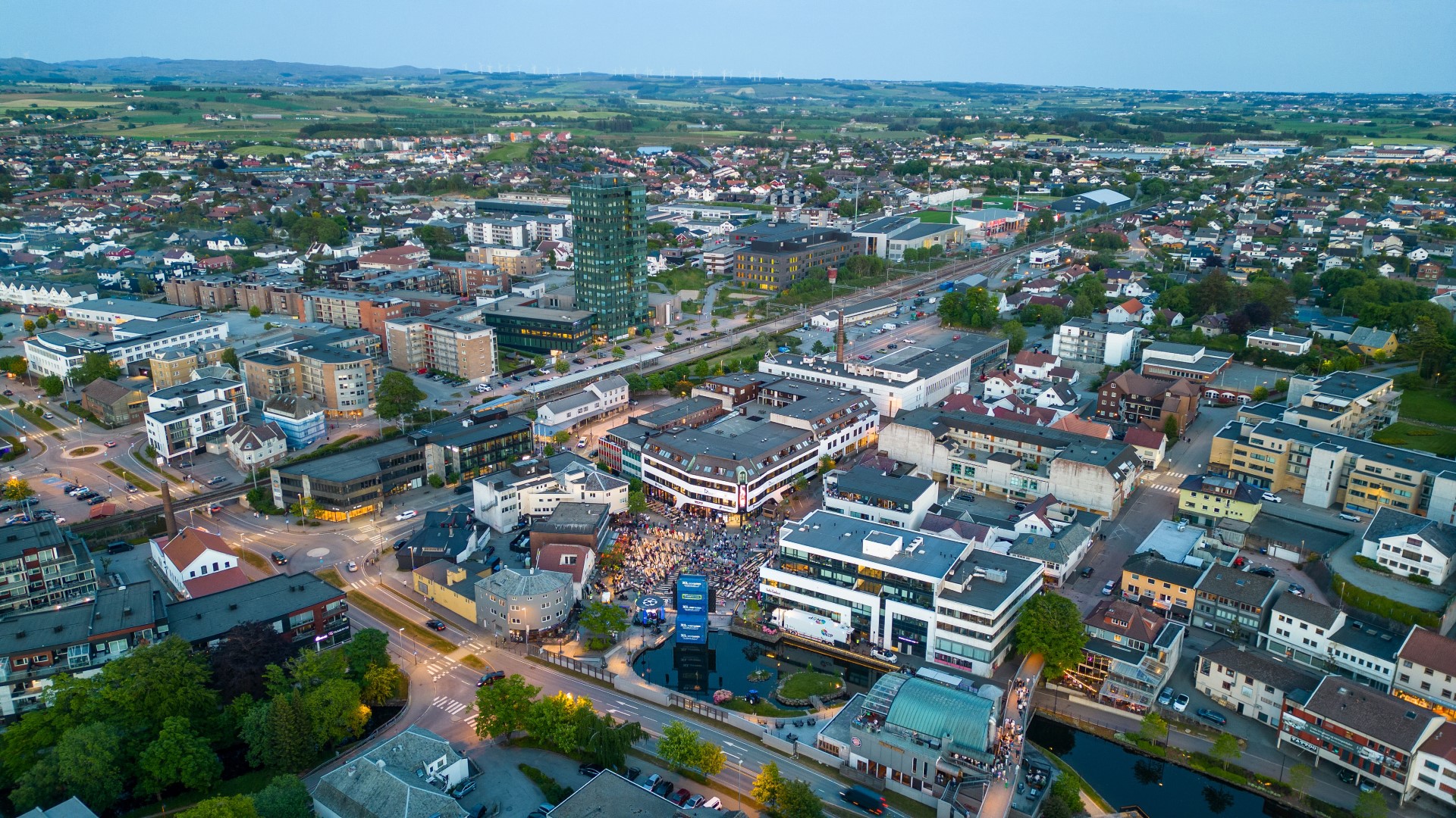 Bryne torg og sentrum